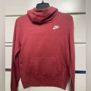 Brick Color Nike Fleece Hoodie Womens Size XS